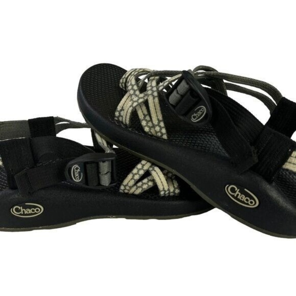 Chaco ZX/2 Classic HIking Sandals Double Strap‎ Toe Loop Black Womens Size 8 - Picture 7 of 12